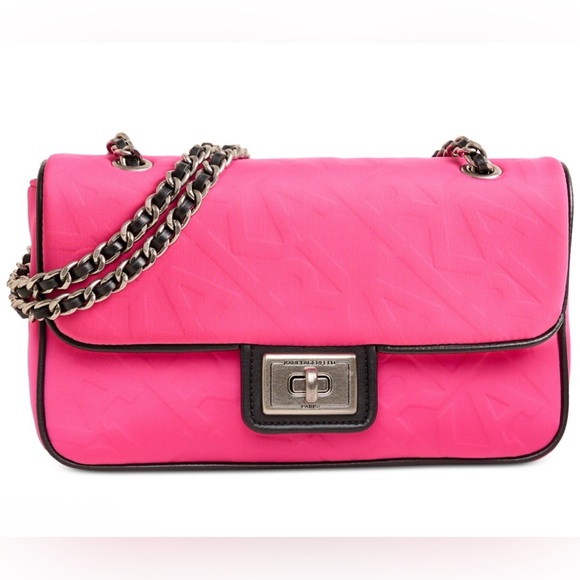 Karl Lagerfeld Handbags - Karl Lagerfeld Pink Shoulder Bag